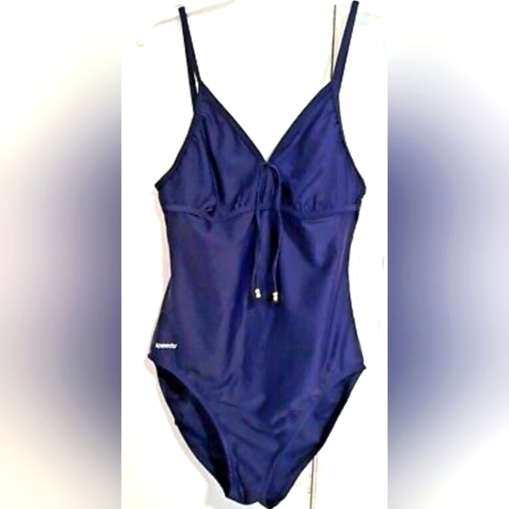 PRE OWNED SPEEDO WOMEN'S ULTRABACK ONE PIECE SWIMSUITsz 12